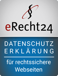 Siegel eRecht24 Datenschutzerklärung